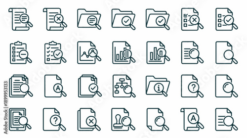 Telemedicine and Online Healthcare Services Line Icon Set