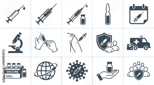 Checkmark and Approval Icons Set for Business, Voting, and Productivity