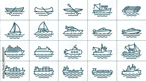 Medical and Healthcare Icons Set: Doctors, Equipment, and Services