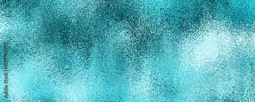 Turquoise foil texture background. Background texture of shiny turquoise foil.