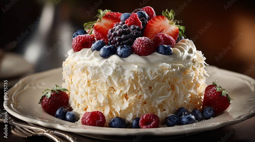 custom made wallpaper toronto digitalItalian cream cake presented as celebration centerpiece