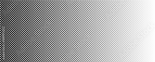 fun beautiful black and white shadow halftones retro pop art funky urban colorful comic book. Dotted halftone gradient texture. Vanishing polka dot background