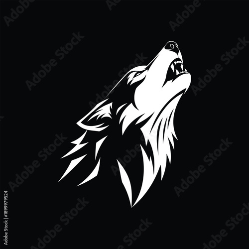 Stylized Fox Illustration with Geometric Elements and Bold Colors