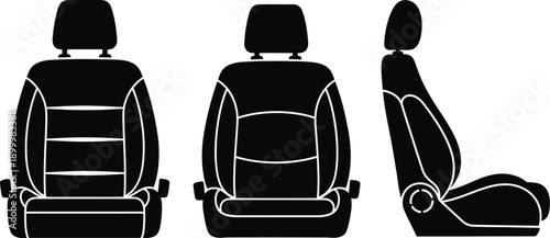  Child car seat icons