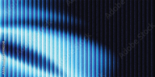 Holographic vertical stripe pattern with vibrant purple, blue, yellow,red gradient. Abstract black background, iridescent texture lines in radiant colors  
