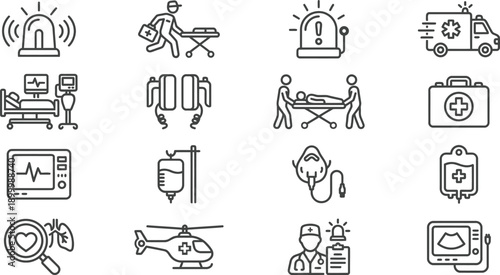 Medical emergency ambulance hospital doctor