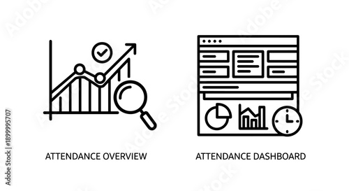 Collection of icons illustrating virtual machine setup, covering user interaction, data management, and system configuration.