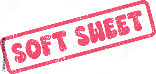 Soft Sheet Distressed Pink Rubber Stamp for Comforting Textile Ideas