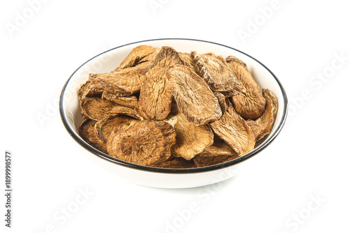 Dried Burdock Root Slices for Herbal Tea - Golden Brown Root Remedy