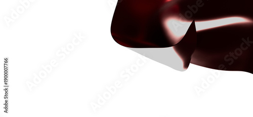 Abstract design of a curled...