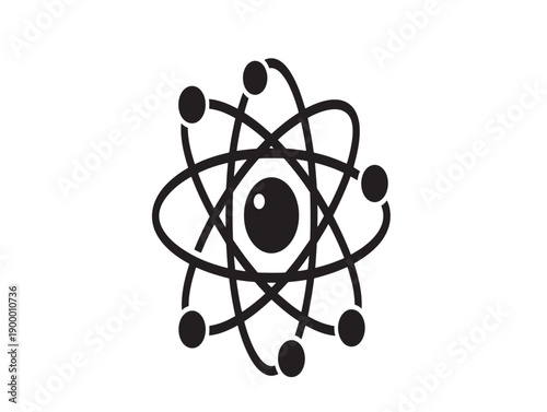 Minimalist atomic structure with eye center