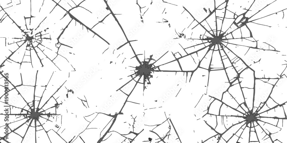 Obraz premium Vector grunge background featuring a black silhouette of a spider and insect web net isolated on a white horror nature illustration