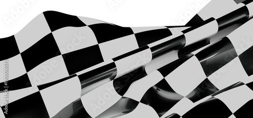 Abstract checkered racing f...