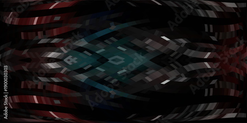 Tv glitch screen bg. Digital noise effect vhs background. Static pixel error video overlay. Abstract tape rewind hologram with destruction grain and scratch line. Green, blue and red graphic pattern