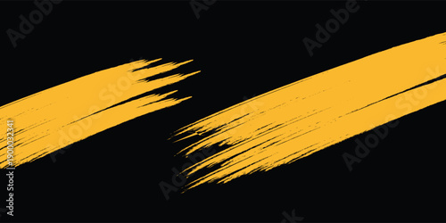 Halftone yellow dots pattern and black gradient grunge texture background. Dotted line comic sport style vector illustration.eps.10