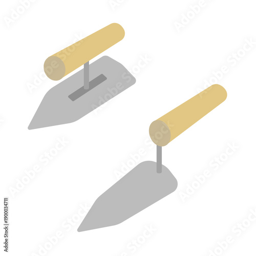 左官鏝のイラスト