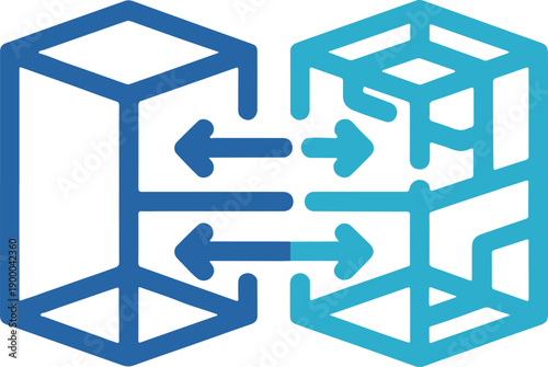 Digital Twin Model Icon
