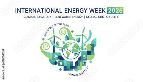 Global Sustainability Efforts Highlighted at International Energy Week 2026 Event Illustration