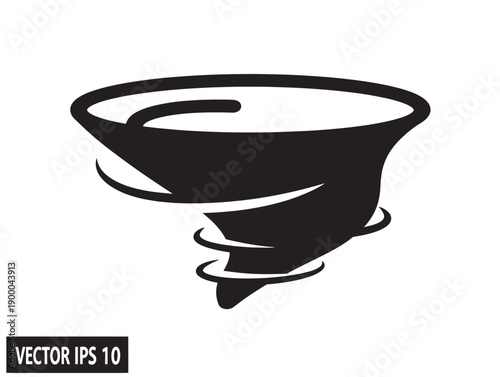 Dynamic tornado vector illustration