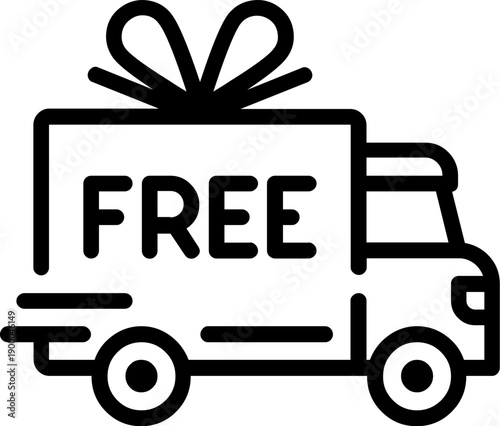 Vector free gift and shipping badge labels for online shopping