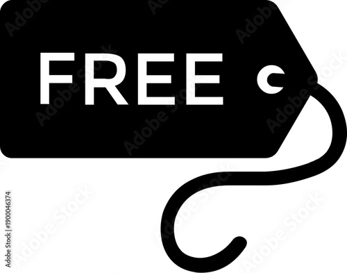 Vector free gift and shipping badge labels for online shopping