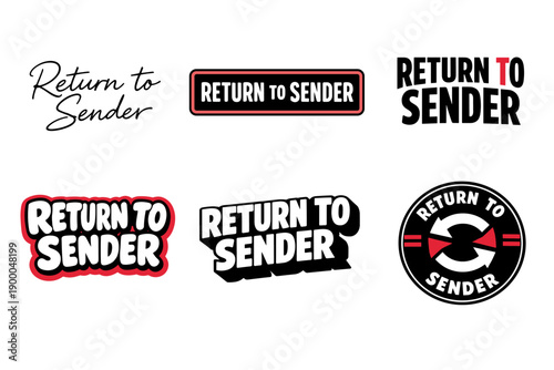 Return to sender variations: modern font designs and styles