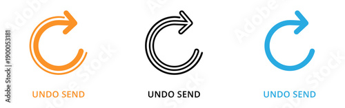 Undo send icons