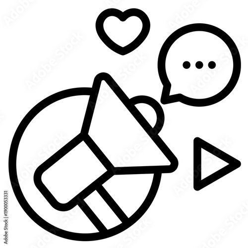 Campaign icon vector illustration	