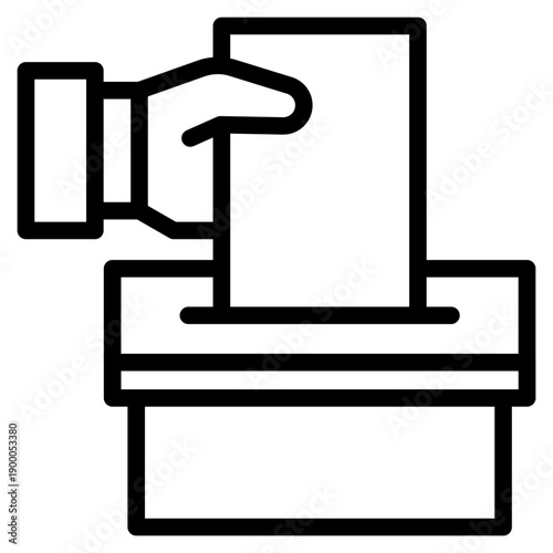 Vote icon vector illustration	