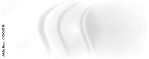 White background with draped fabric. 3d illustration, 3d rendering.