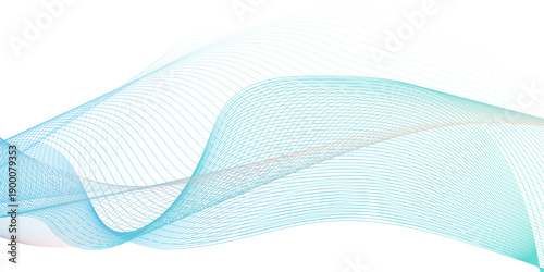 Abstract blue blend line technology business wavy line sound music flow waves flow background. minimal paper grid web smooth line. digital vector web soundwave pattern texture.