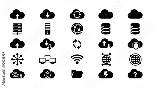 UI Icon Pack Set – Flat Solid and Outline Icons for App and Web Interface. Modern UI icon pack featuring a set of flat solid and outline icons designed for mobile apps, websites, dashboards, and SaaS.