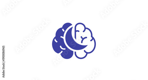 Brain Mind Mental Health Symbol Icon.