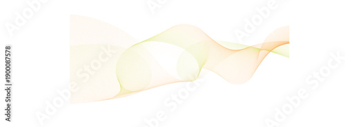 Abstract wave element for design. Digital frequency track equalizer. Stylized line art background. Vector