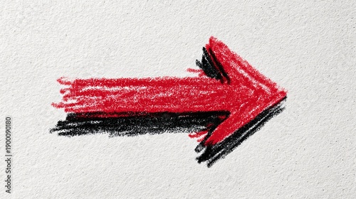 red_black_arrow_up_line_hand_drawn_