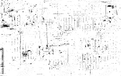 Abstract scratch grunge urban background. Particles of debris and dust. Distressed uneven background. Vector illustration. EPS10