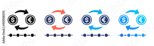 Cash Flow Multi Style Icon Set