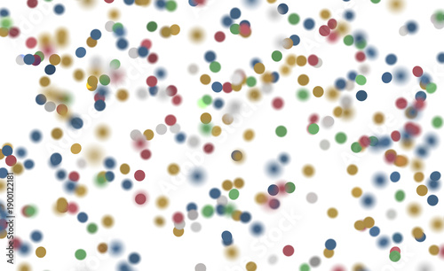 Abstract image of scattered...