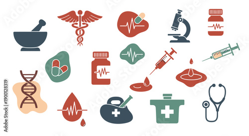 Medical and Health Icons Collection for Healthcare Professionals.