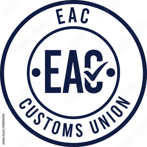 EAC Customs Union Official Logo Vector – East African Community Trade Certification Emblem