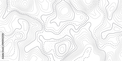 Topographic map patterns, topography line map. Vintage outdoors style. Modern design with White background with topographic wavy pattern design.
Elegant background for presentations.