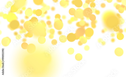 Dreamy yellow bokeh circles...
