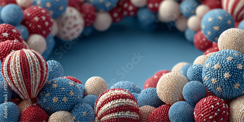 Happy Presidents Day USA Concept with Abraham Lincoln, George Washington Portrait Silhouettes in Clean Flat Vector Style