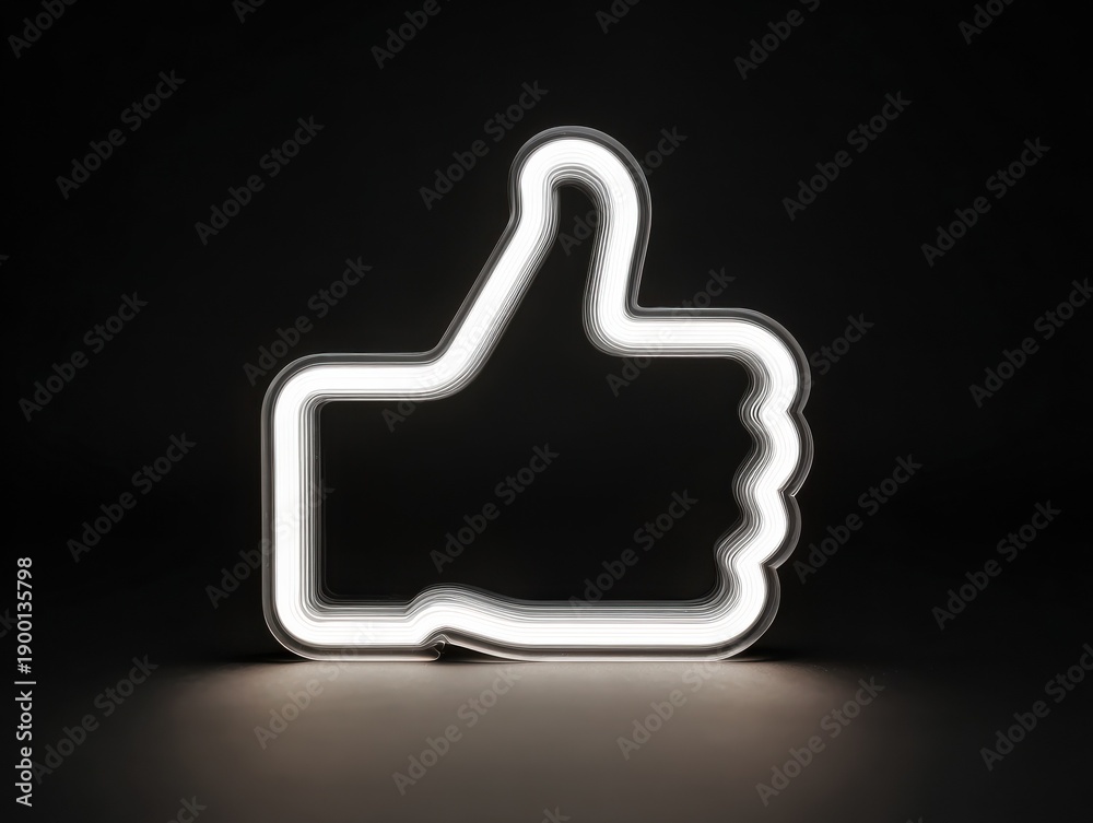 Fototapeta premium like icon isolated on a transparent background ar 43