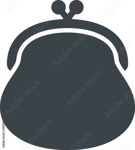 Financial Clutch: A classic dark clutch purse icon, embodying financial management.