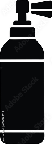 Spray Adhesive silhouette vector art Illustration
