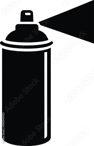 Spray Paint silhouette vector art Illustration