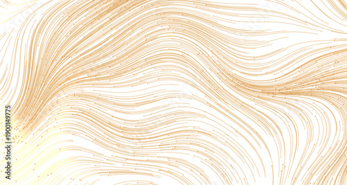 Gold lines on white backgro...