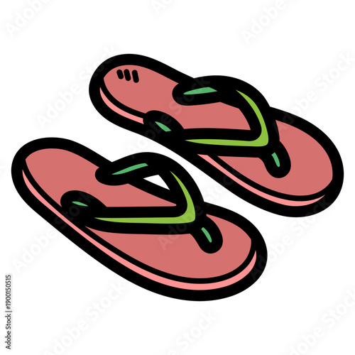 flip flops illustration