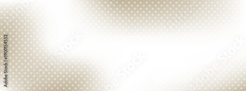 Weathered beige halftone background. Light cream pixelated paper texture